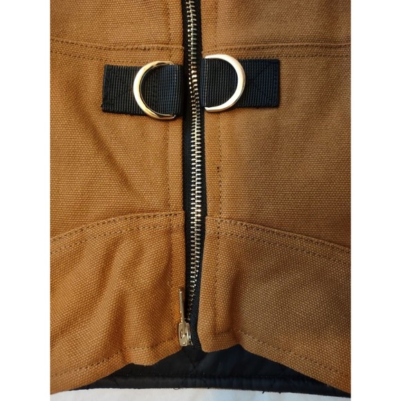 Brabtod XXL Canvas Dog Vest with D Ring Leash and Zipper Closure - Picture 3 of 11